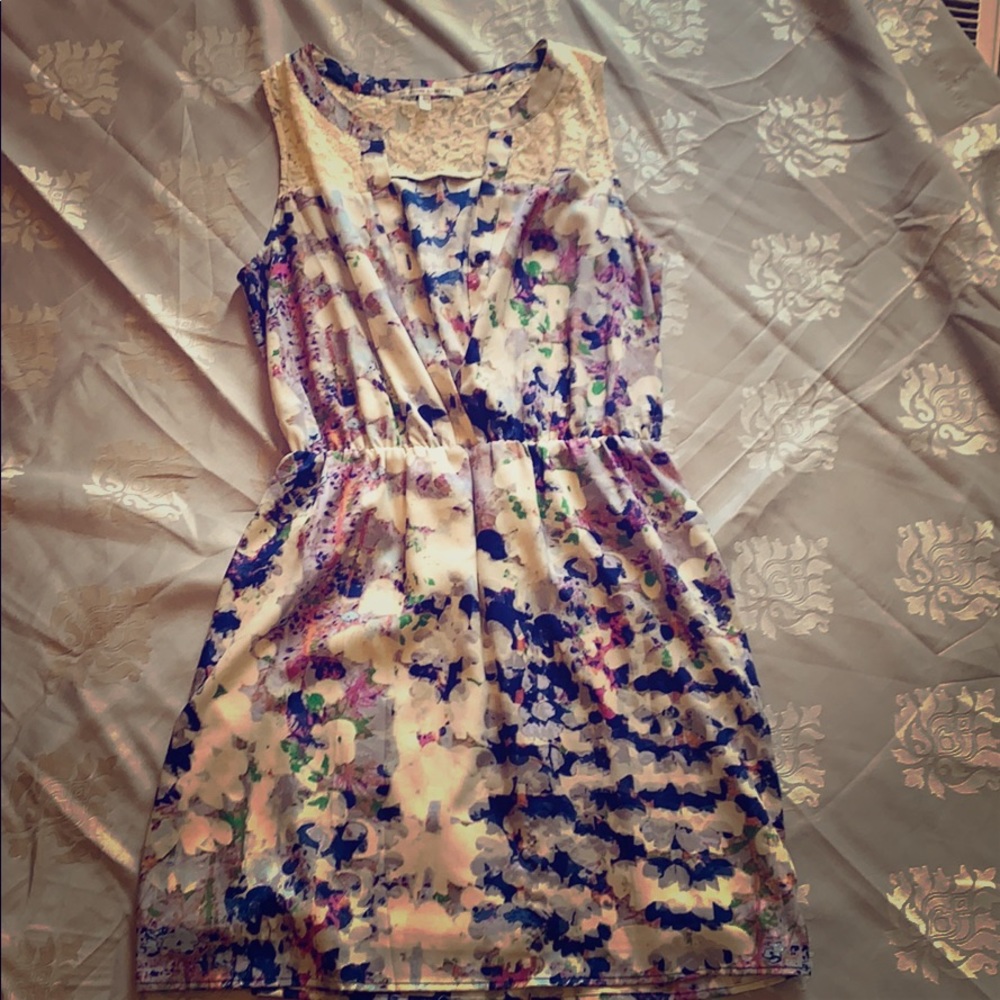 Floral print dress
